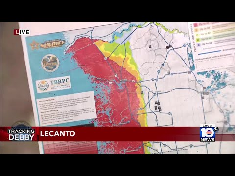 Tracking Debby: Florida&#39;s Citrus County evacuates flood zones