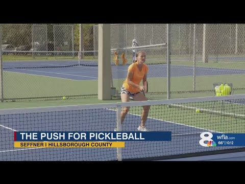 Push for Pickleball: Hillsborough County adding 8 new courts at Seffner park