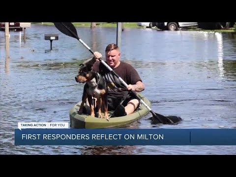 Pasco first responders look back on difficult but rewarding work after Hurricane Milton