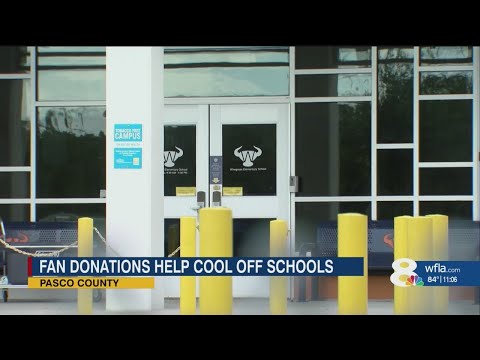 Sweating in schools: Pasco County neighbors collect box fans for classrooms during A/C repairs