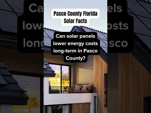 Can Solar panels lower energy bills in Pasco County Florida? #solar #solarenergy  #solarinverter