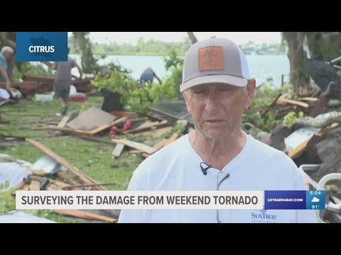 Waterspout turned tornado damages buildings in Citrus County