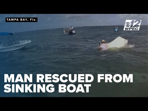 Dramatic Rescue: Hillsborough County deputy rescues man from sinking boat