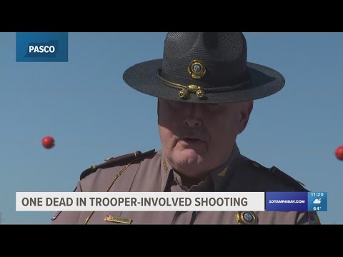 1 person dead, trooper hospitalized after shootout in Pasco County