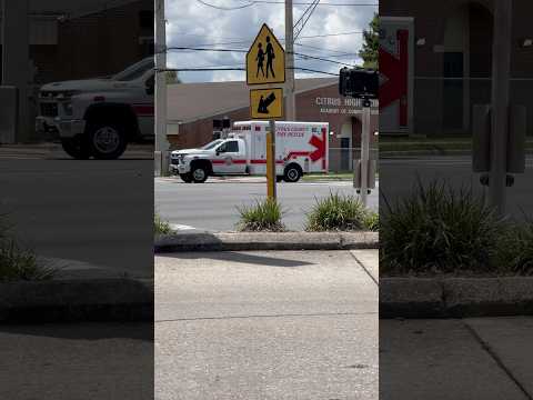 Citrus County Fire Rescue, Rescue 52 transporting