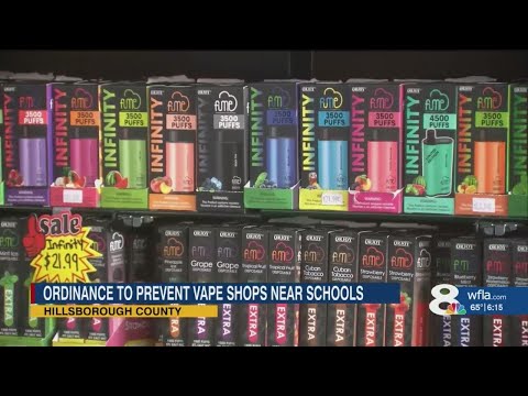 Hillsborough County leaders considering ordinance to prevent vape shops from opening within 500 feet