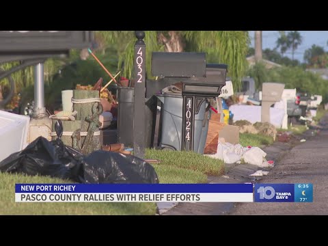 Relief efforts underway in Pasco County after Hurricane Helene