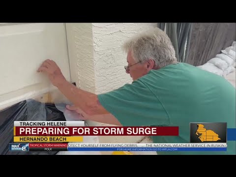 Hernando Beach residents heed warnings, evacuate ahead of expected 8–12-foot storm surge