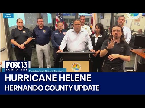 Hurricane Helene: Hernando County storm surge warning