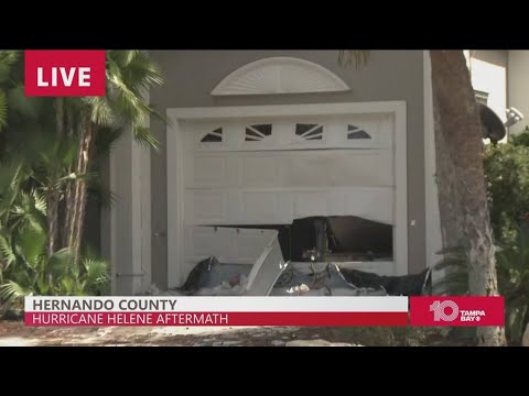 Hernando Beach residents face home damage, fires from Hurricane Helene