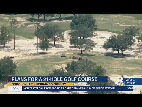 21-hole golf course, luxury resort under construction in Hernando County