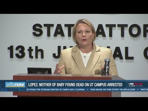 Hillsborough County State Attorney Suzy Lopez discusses case of baby found dead on UT campus