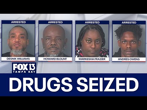 Hernando drug bust: 4 arrested and over 1K grams of drugs seized