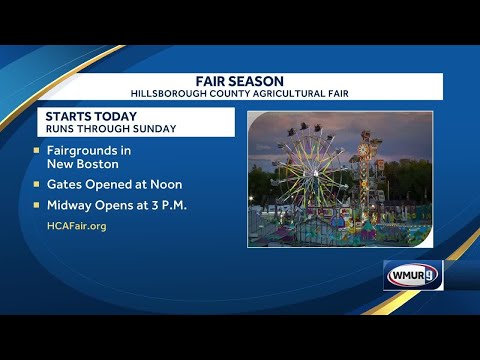 New Hampshire fair season continues with Hillsborough County Agricultural Fair