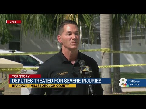 ‘This was intentional’: 2 Hillsborough County deputies seriously hurt after being hit by car in Bran