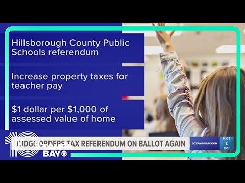 Hillsborough commissioners file emergency appeal regarding a tax referendum going on the November ba