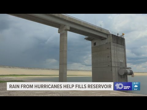 Rain from hurricanes helps fill reservoir in Hillsborough County