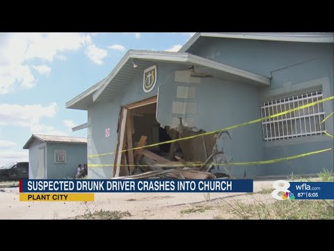 DUI driver crashes into Hillsborough County church after fleeing at over 100 mph: FHP