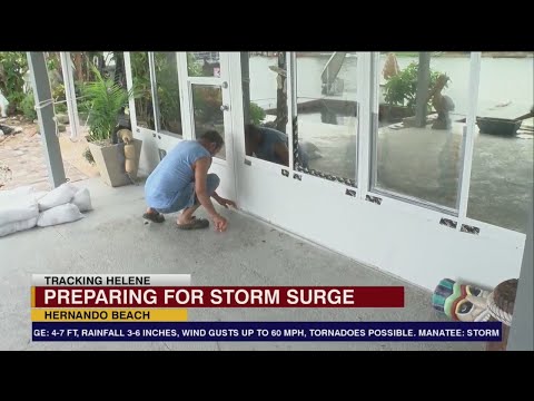 Hernando Co. Residents Prepare for Storm Surge