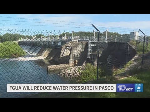 FGUA will reduce water pressure in Pasco County