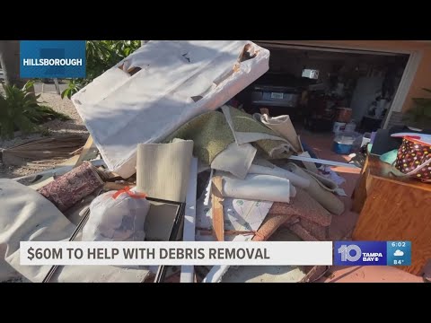 Hillsborough County allotting $60 million to help with debris removal