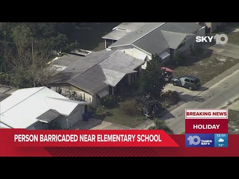 Barricaded person situation ongoing in Pasco County