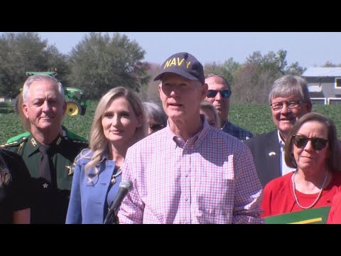 Rick Scott announces agriculture industry endorsement in Hillsborough County