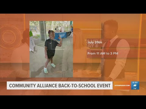 Community Alliance hosting back-to-school event in Hillsborough County