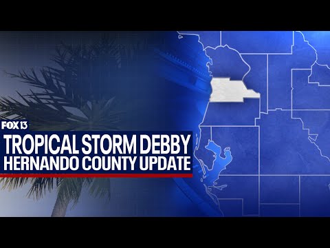 Hernando County EOC gives update on Debby