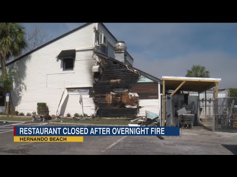 &#39;We&#39;ve been through a lot&#39;: Hernando restaurant catches fire after reopening following hurricanes