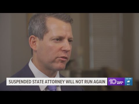 Hillsborough state attorney Warren will not run again saying DeSantis would suspend him again