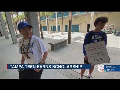 Five years later: Hillsborough County teen who helped first responders receives scholarship from YMK
