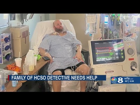 &#39;He&#39;s only 36 years old&#39;: Hillsborough sheriff&#39;s detective recovers from 2nd heart attack while daug