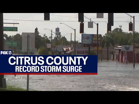 Hurricane Helene brings record storm surge to Citrus County