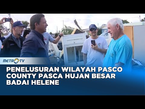 Penelusuran Wilayah Pasco County Pasca Hujan Besar Badai Helene