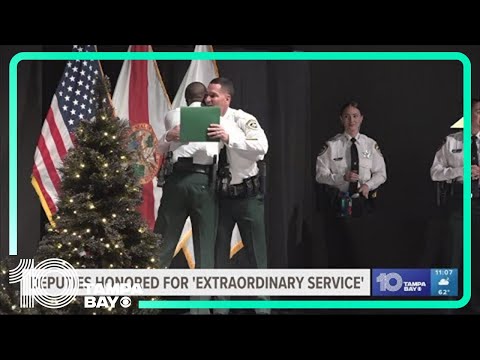 Hillsborough deputies honored for actions they took to save lives of fellow deputies after attack