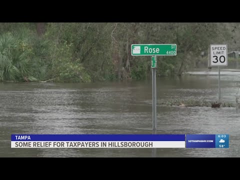 Hillsborough County taxpayers could see some relief after recent hurricanes