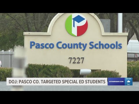 U.S. Department of Justice reaches settlement with Pasco County Schools