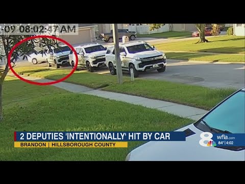 ‘This was intentional’: 2 Hillsborough County deputies seriously hurt after being hit by car in Bran