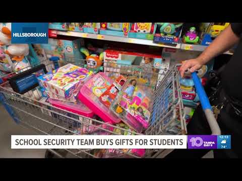 Hillsborough County Schools security team buys gifts for students