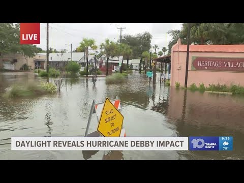 Citrus County storm surge floods Heritage Village