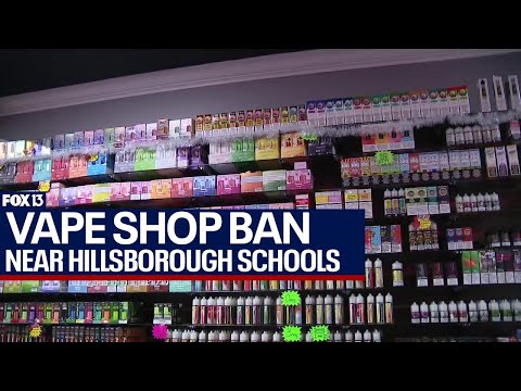 Ordinance passed to ban vape shops near Hillsborough County schools