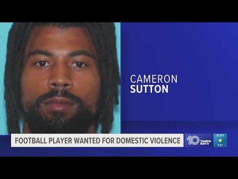 Detriot Lions cornerback Cameron Sutton wanted for domestic battery in Hillsborough County