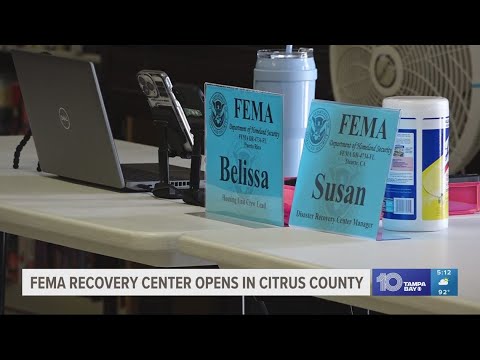 FEMA’s disaster recovery center in hard-hit Citrus County is now open