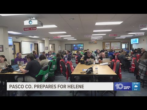 Pasco County emergency operation officials urge evacuation ahead of Hurricane Helene