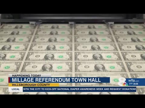 Hillsborough County school leaders holding town hall meetings to urge voters to approve property tax