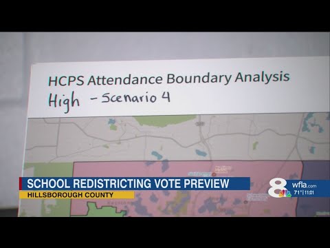 Hillsborough school board set to vote on redistricting proposals, but is there enough support for su