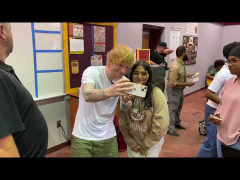 Ed Sheeran surprises Hillsborough County students