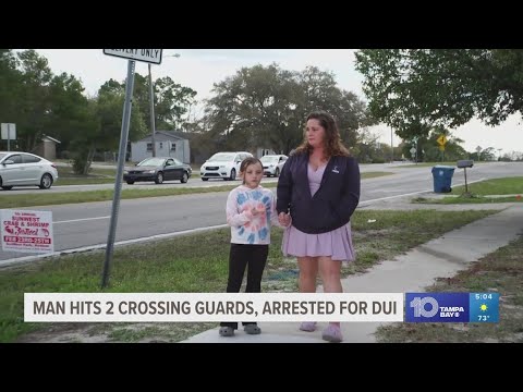 Families react to 2 school crossing guards hit by car in Hernando County