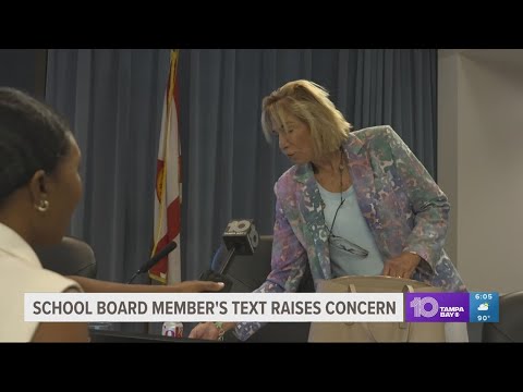 Hillsborough school board member&#39;s text connected to Just Elementary School closure raises concern